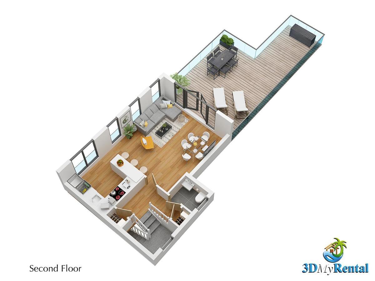 Modern Home For Small Groups By Stones Throw Apartments - Free Parking - Sea View Вётинг Экстерьер фото